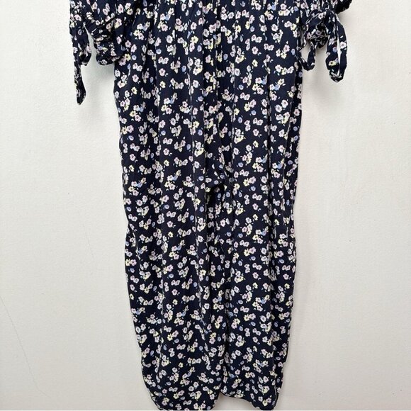 Asos Design Womens 14 Long Sleeve Floral Jumpsuit - Picture 11 of 12